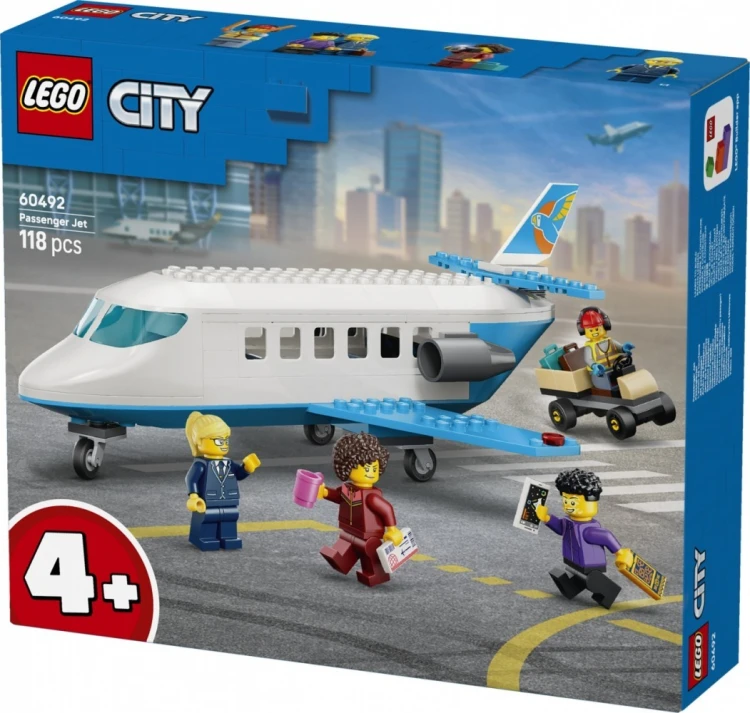 LEGO Klocki City 60492 Samolot pasażerski