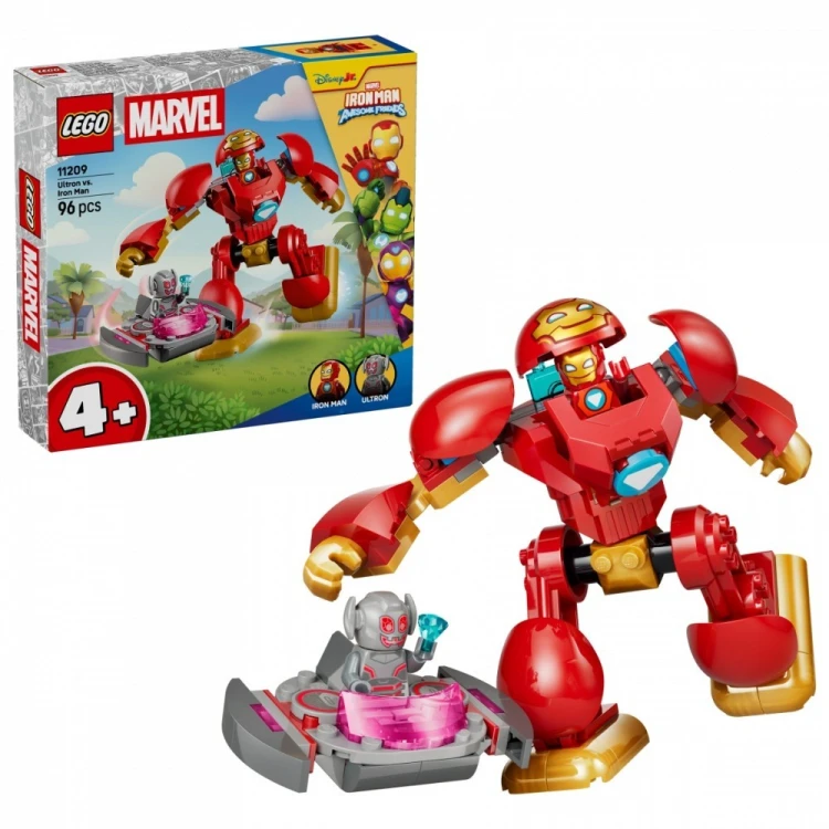 LEGO Klocki Super Heroes 11209 Ultron kontra Iron Man