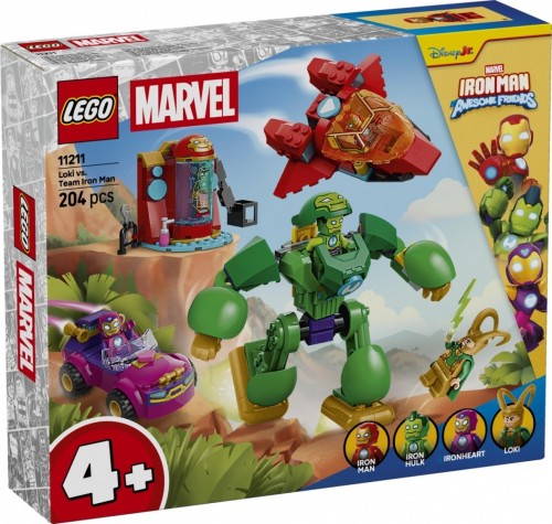LEGO Klocki Super Heroes 11211 Loki kontra drużyna Iron Mana