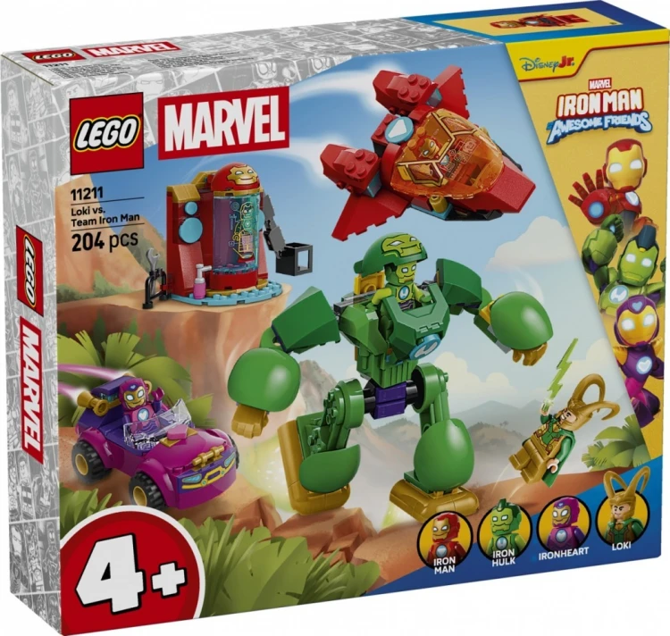 LEGO Klocki Super Heroes 11211 Loki kontra drużyna Iron Mana