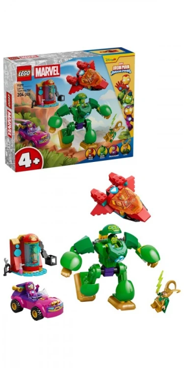 LEGO Klocki Super Heroes 11211 Loki kontra drużyna Iron Mana