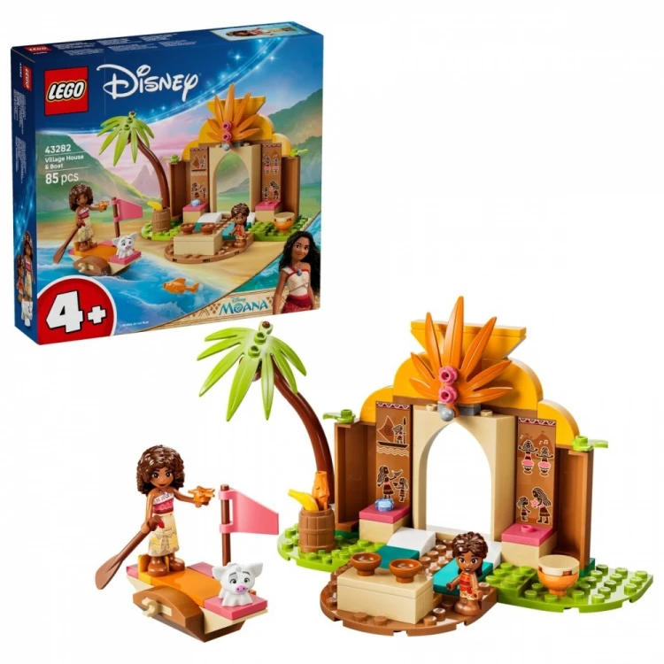 LEGO Klocki Disney 43282 Wiejska chatka i łódź