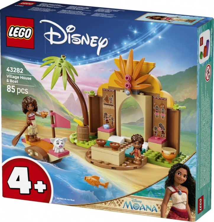 LEGO Klocki Disney 43282 Wiejska chatka i łódź