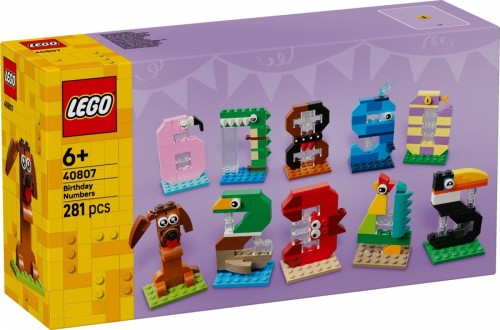 LEGO Klocki Iconic 40807 Urodzinowe cyferki