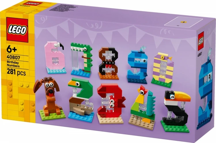 LEGO Klocki Iconic 40807 Urodzinowe cyferki