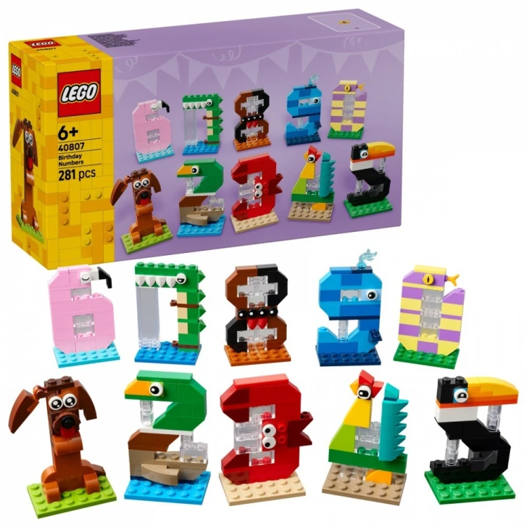LEGO Klocki Iconic 40807 Urodzinowe cyferki