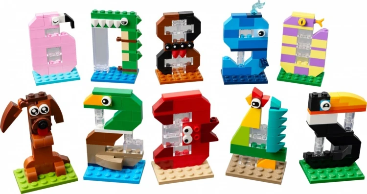 LEGO Klocki Iconic 40807 Urodzinowe cyferki
