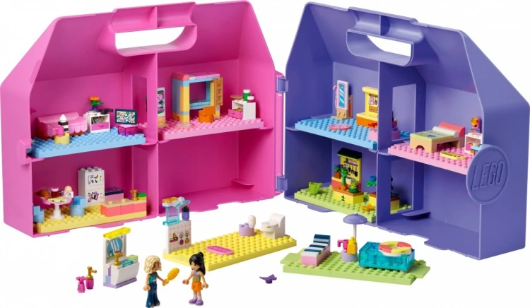 LEGO Klocki Friends 42697 Kreatywna walizka z domkiem dla lalek