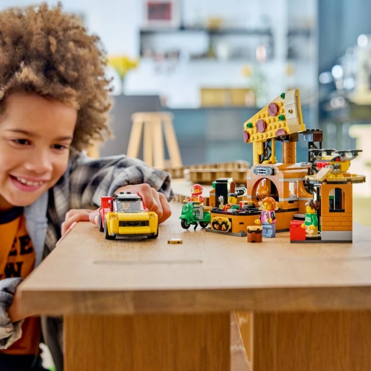 LEGO Klocki City 60496 Dostawa pizzy z pojazdami