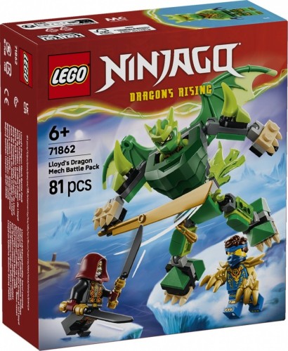 LEGO Klocki Ninjago 71862 Smoczy mech Lloyda - zestaw bitewny