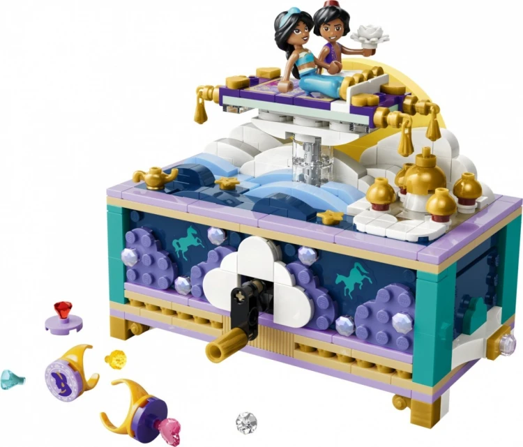 LEGO Klocki Disney 43295 Szkatułka na biżuterię Dżasminy