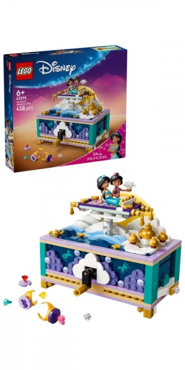LEGO Klocki Disney 43295 Szkatułka na biżuterię Dżasminy