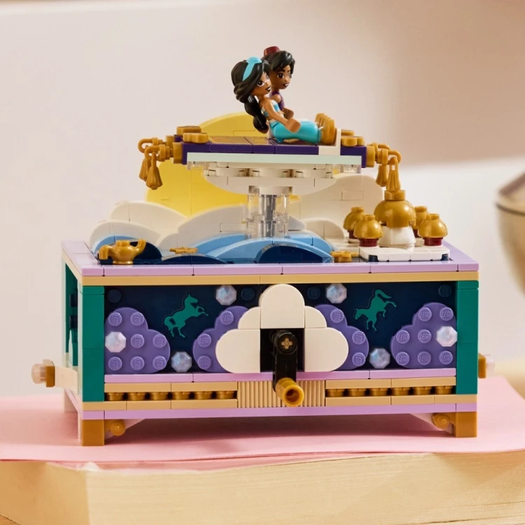 LEGO Klocki Disney 43295 Szkatułka na biżuterię Dżasminy