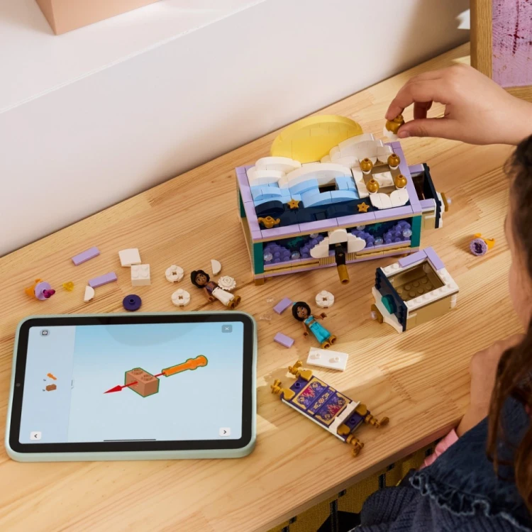 LEGO Klocki Disney 43295 Szkatułka na biżuterię Dżasminy