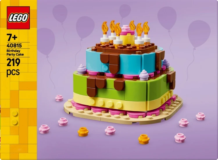 LEGO Klocki Iconic 40815 Tort na przyjęcie urodzinowe