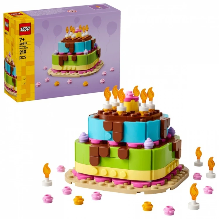 LEGO Klocki Iconic 40815 Tort na przyjęcie urodzinowe