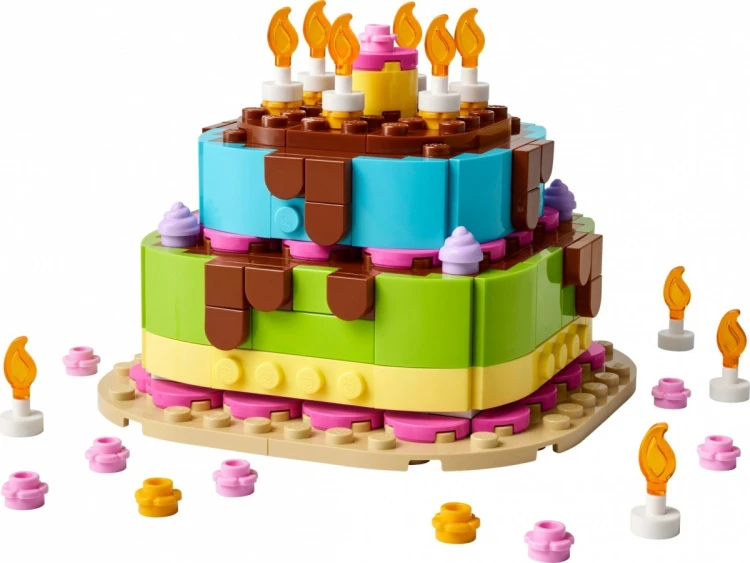 LEGO Klocki Iconic 40815 Tort na przyjęcie urodzinowe