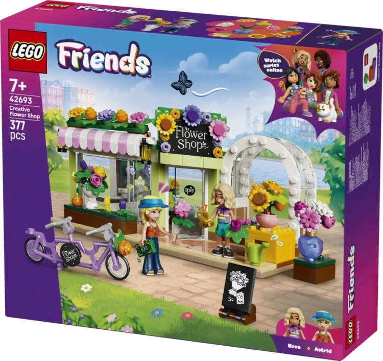 LEGO Klocki Friends 42693 Kreatywna kwiaciarnia