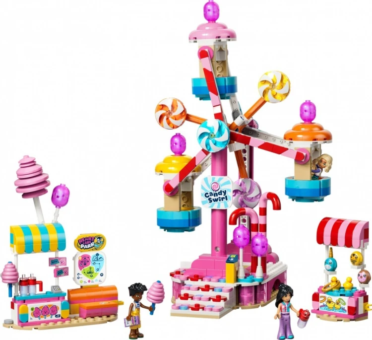 LEGO Klocki Friends 42700 Cukierkowo-babeczkowy diabelski młyn