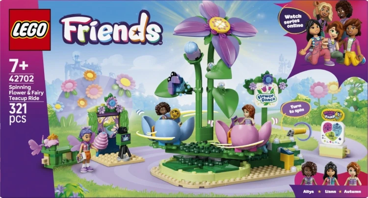 LEGO Klocki Friends 42702 Wróżkowa karuzela z kwiatami