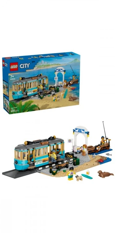 LEGO Klocki City 60506 Tramwaj przy plaży