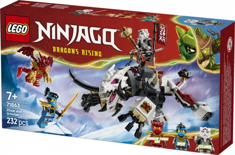 LEGO Klocki Ninjago 71863 Zilvar i smocza bestia Grimtak