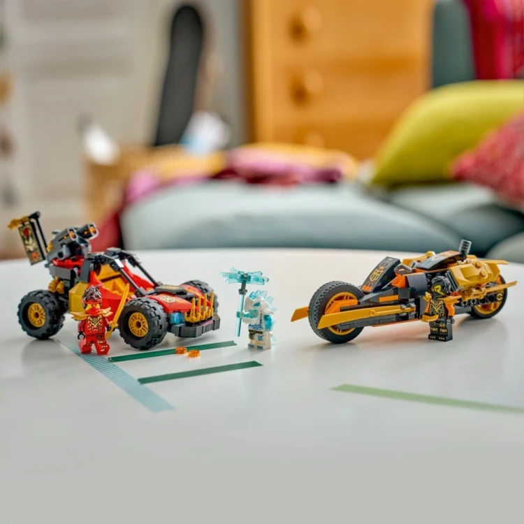 LEGO Klocki Ninjago 71864 Wielofunkcyjne pojazdy Kaia i Colea