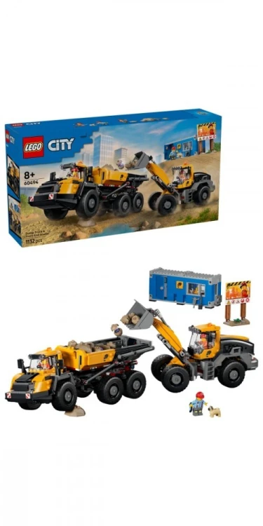 LEGO Klocki City 60494 Wywrotka i ładowarka czołowa