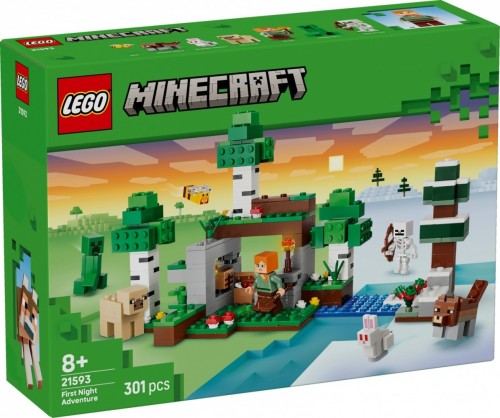 LEGO Klocki Minecraft 21593 Przetrwanie pierwszej nocy