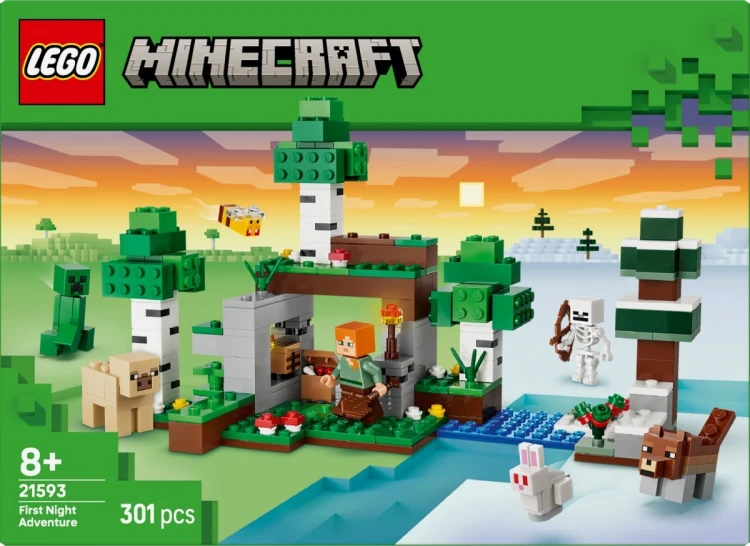 LEGO Klocki Minecraft 21593 Przetrwanie pierwszej nocy