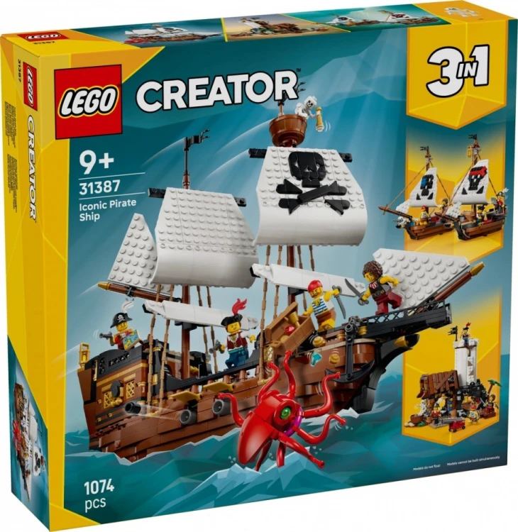 LEGO Klocki Creator 31387 Legendarny statek piracki