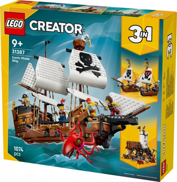 LEGO Klocki Creator 31387 Legendarny statek piracki