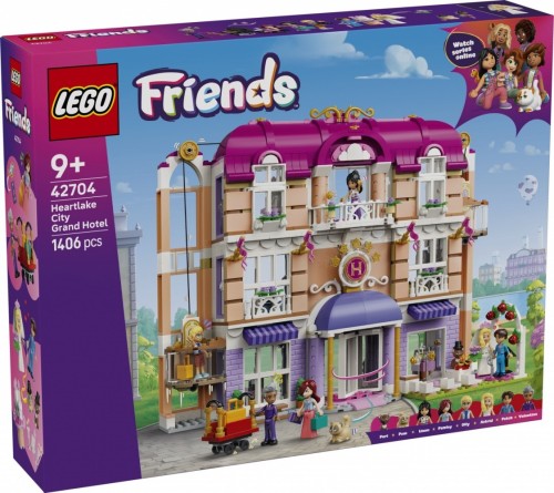 LEGO Klocki Friends 42704 Grand Hotel w mieście Heartlake