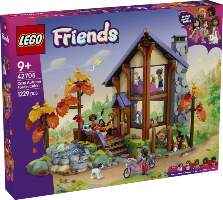 LEGO Klocki Friends 42705 Jesienna leśna chatka