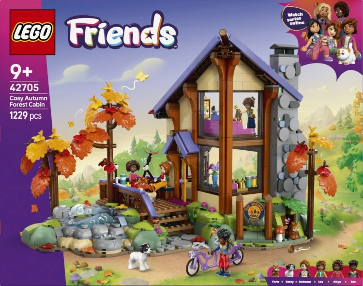 LEGO Klocki Friends 42705 Jesienna leśna chatka