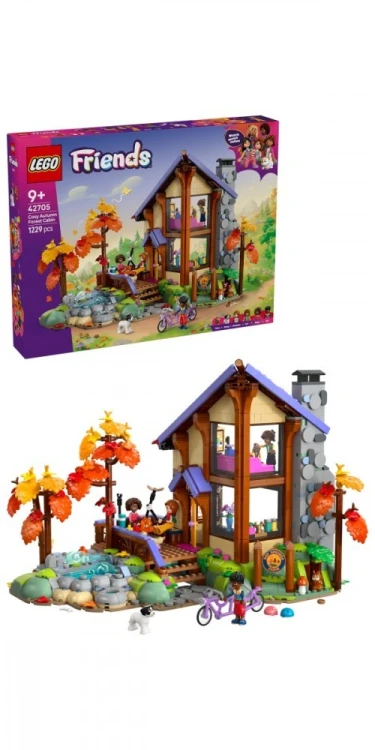 LEGO Klocki Friends 42705 Jesienna leśna chatka