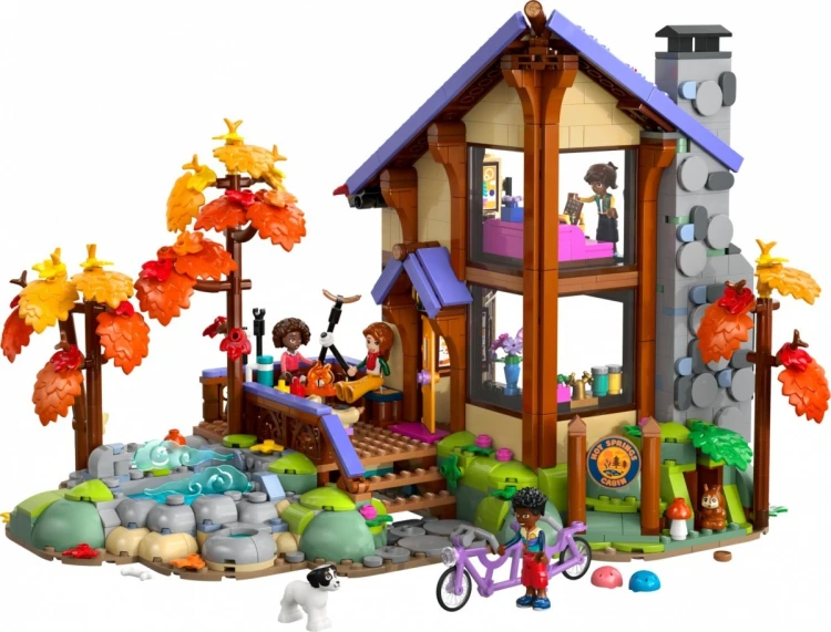 LEGO Klocki Friends 42705 Jesienna leśna chatka