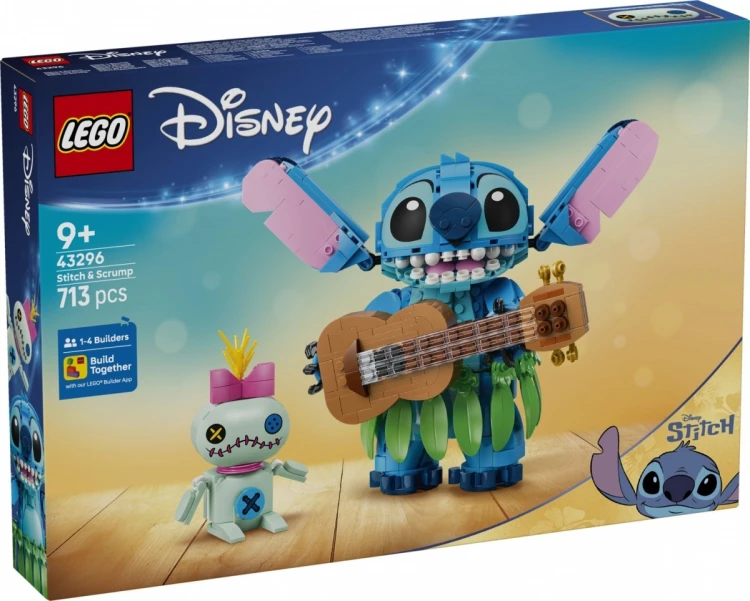 LEGO Klocki Disney 43296 Stitch i Strupka
