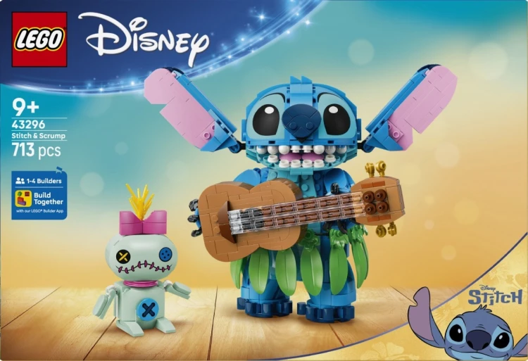 LEGO Klocki Disney 43296 Stitch i Strupka