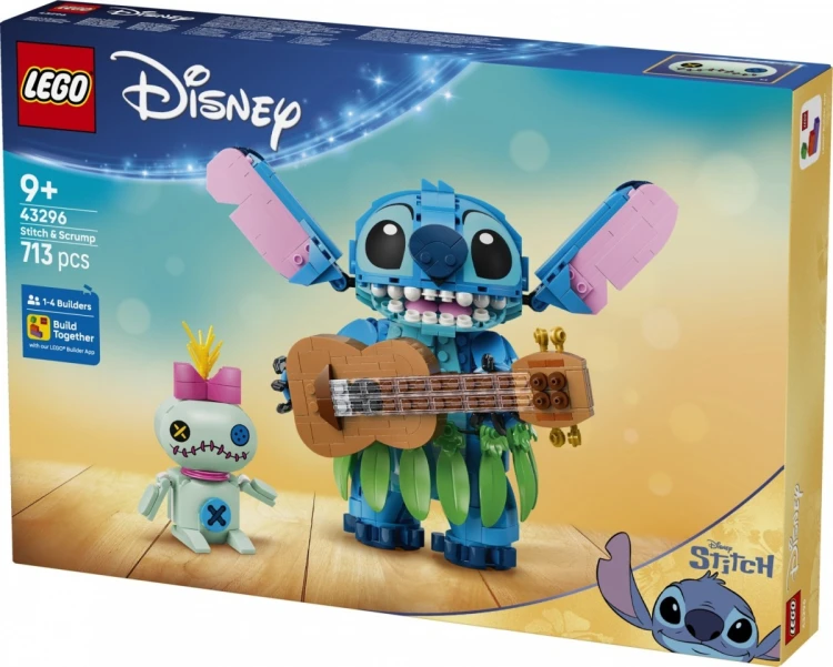 LEGO Klocki Disney 43296 Stitch i Strupka