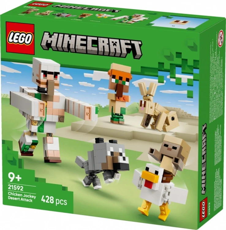 LEGO Klocki Minecraft 21592 Atak kurzego jeźdźca na pustyni