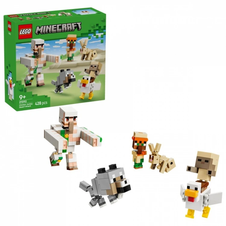 LEGO Klocki Minecraft 21592 Atak kurzego jeźdźca na pustyni