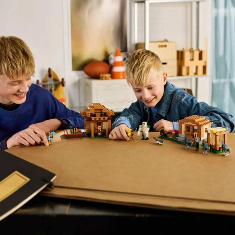 LEGO Klocki Minecraft 21596 Najazd przywoływaczy na wioskę