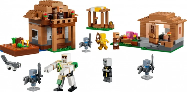 LEGO Klocki Minecraft 21596 Najazd przywoływaczy na wioskę
