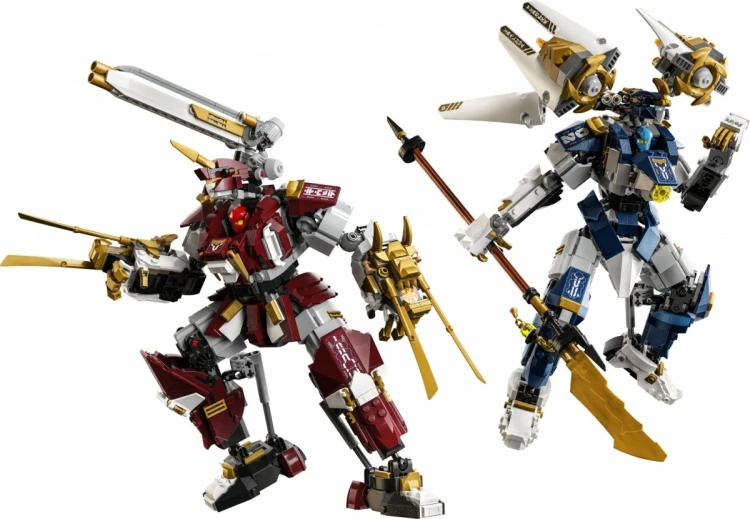 LEGO Klocki Ninjago 71870 Bliźniacze tytanowe mechy