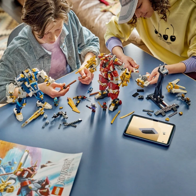 LEGO Klocki Ninjago 71870 Bliźniacze tytanowe mechy