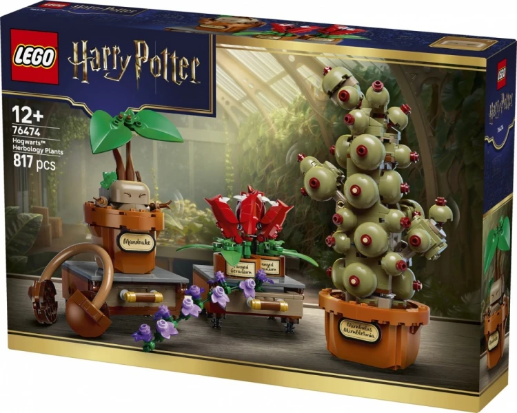 LEGO Klocki Harry Potter 76474 Rośliny z lekcji zielarstwa w Hogwarcie