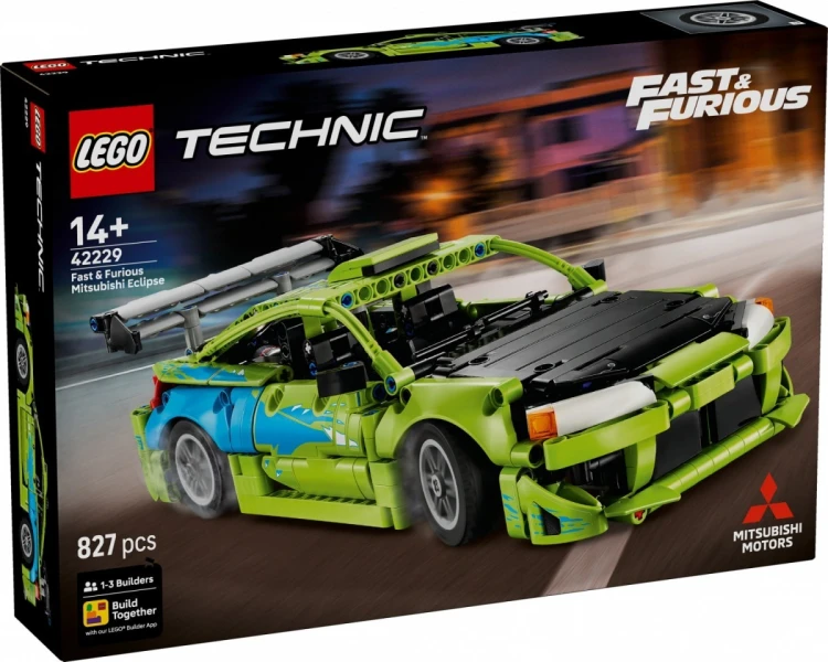 LEGO Klocki Technic 42229 Samochód Fast and Furious Mitsubishi Eclipse