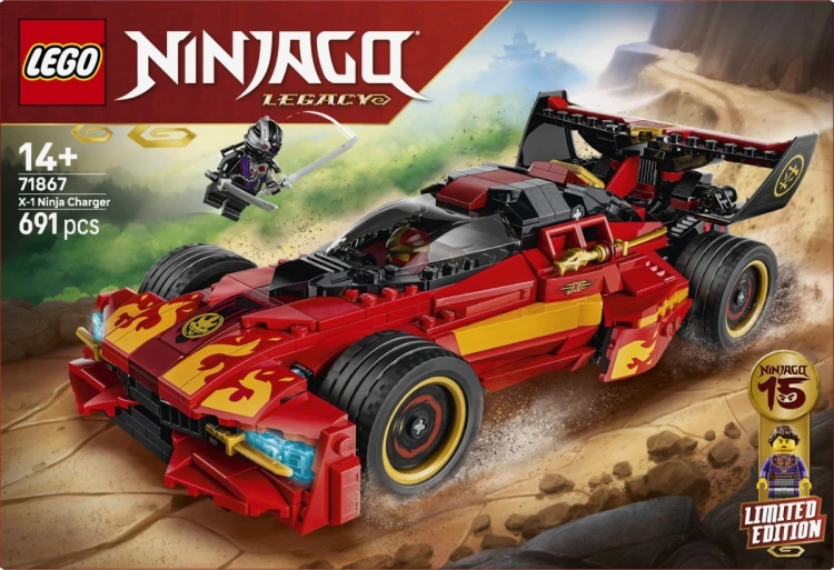 LEGO Klocki Ninjago 71867 Ninjaścigacz X-1 - 15-lecie