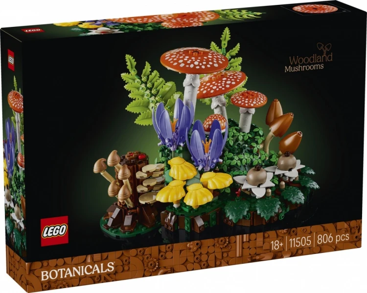 LEGO Klocki Botanicals 11505 Grzyby leśne